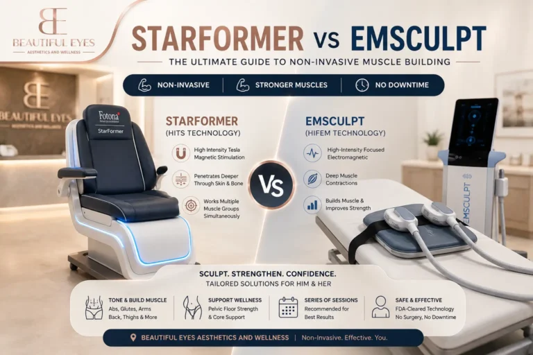 StarFormer vs Emsculpt comparison for non-invasive muscle building
